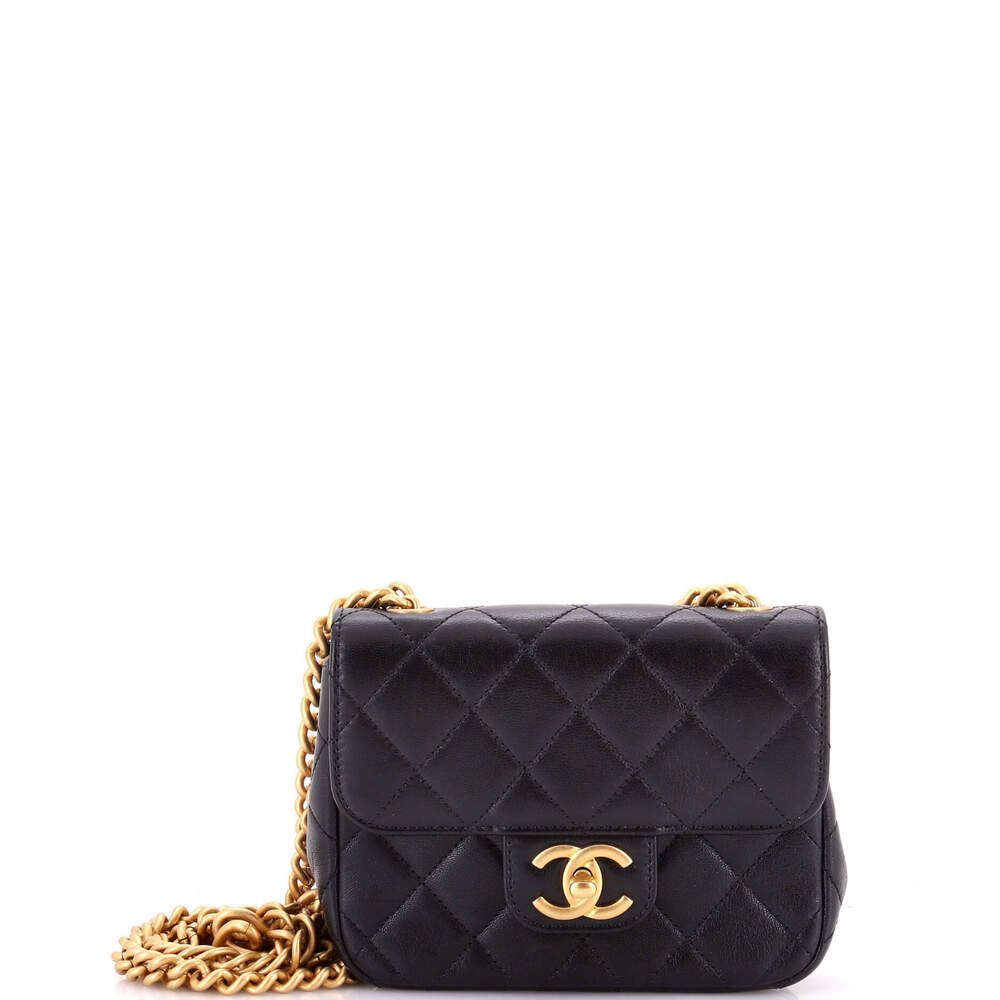 Chanel Mini Mixed Chain CC Square Flap Bag